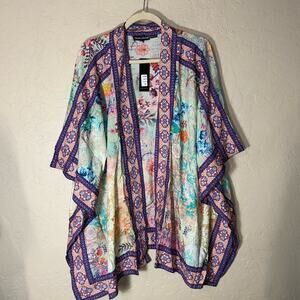 Tolani collection Raelyn kimono floral print NWT